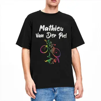 Матье Ван Дер Поэль Велосипедист для мужчин, женские футболки, мерч-футболка, футболки с коротким рукавом, одежда из чистого хлопка, новое поступление одежды