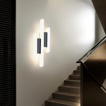 Скандинавский минималистичный настенный светильник дизайнерский креативный светильник для моделирования пианино гостиная спальня проход светодиодный фоновый настенный светильник