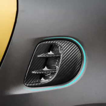 Накладка на заднее крыло автомобиля со стороны розетки из настоящего углеродного волокна для Smart fortwo forfour 2015 2016 2017 2018 2019 2020