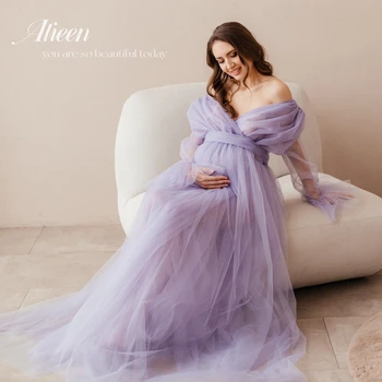 V-ling Новые Вечерние Платья 2023 Шифоновые Вечерние Платья для Женщин Элегантные Вечерние Платья для вечеринок и мероприятий Aileen Lavender Платье для беременных