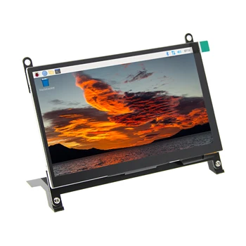 IPS 7-дюймовый Экран AIDA64 ЖК-дисплей mini pc Сенсорный HDMI Модуль 1024x600 для Raspberry Pi 3 Pi4 PC monitor moniteur orange pi