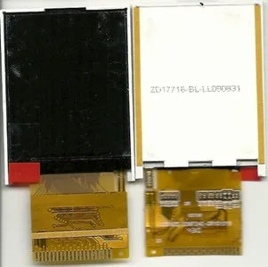 1,77-дюймовый 20-контактный 262K TFT ЖК-дисплей SPFD54124C Drive IC 8-битный параллельный интерфейс 128 (RGB) * 160