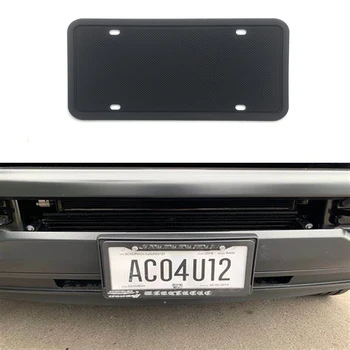 Автомобильный силиконовый коврик для рамки номерного знака для стандартного автомобиля США и Канады, защитная крышка переднего заднего номерного знака