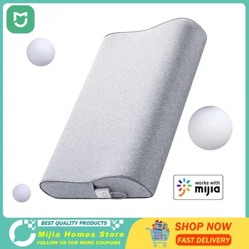 Интеллектуальный датчик контроля качества сна Mijia Smart Pillow Антибактериальная Дышащая подушка с отскоком для приложения Mihome