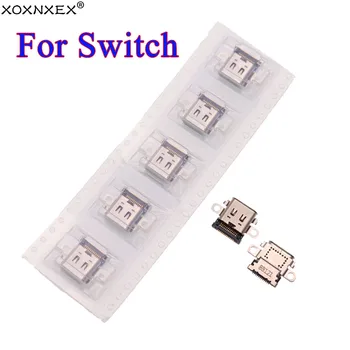 1 шт. Оригинальный порт зарядки для консоли Nintendo Switch NS Порт зарядки Разъем питания Type-C Гнездо зарядного устройства для коммутатора