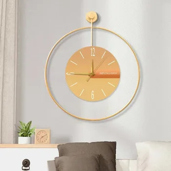 Креативные Роскошные Настенные Часы Абстрактные Золотые Настенные Часы Современного Дизайна Бесшумные Украшения Гостиной Спальни Reloj De Pared Creativo