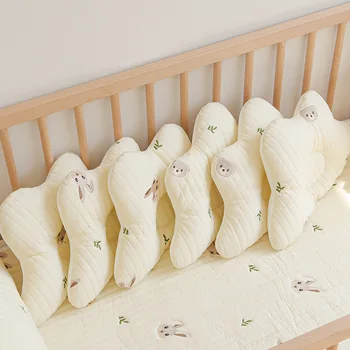 детские подушки от 0 до 2 лет, защита от прогибов, дышащая моющаяся защита головы, защита от клещей в форме облачной короны, детское постельное белье