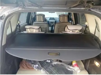 Для Mazda 5 M5 2007-2019 (черный /бежевый) Высококачественный защитный экран заднего багажника, защитный экран для защиты грузового отсека