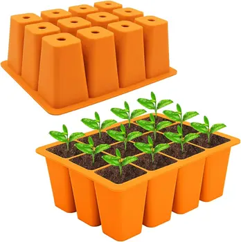 Многоразовые силиконовые лотки для проращивания семян и размножения растений Семена овощей, трав, закваска для цветочных растений