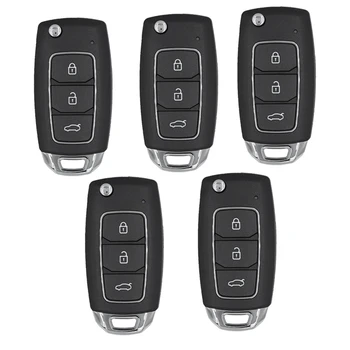Универсальный Дистанционный Ключ Автомобильный Брелок Дистанционного Управления 3 Кнопки Для Hyundai Type Для VVDI Key Tool 5 шт./лот Для Xhorse XKHY05EN