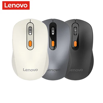 Lenovo Howard Перезаряжаемая Bluetooth мышь Беспроводная двухрежимная Type-c Быстрая зарядка Белые мыши вертикальные для игровых настроек ноутбука