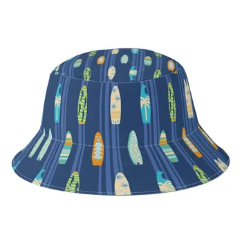 Летняя унисекс-панама Harajuku для серфинга в океане, женская мужская рыболовная шапка, Осенняя пляжная кепка от солнца для Боба
