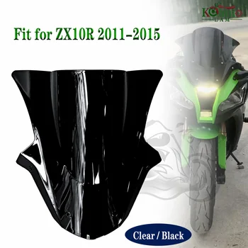 Подходит для Kawasaki Ninja 2011-2015 ZX10R ZX-10R Аксессуары Для мотоциклов Лобовое Стекло Double Bubble ZX 10R 2012 2013 2014