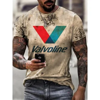 Модная новая мужская футболка с короткими рукавами, повседневный пуловер с цифровой печатью, мужская молодежная спортивная футболка