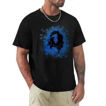 Футболки с изображением синего льва, футболки с графическим рисунком, футболки на заказ, создайте свои собственные футболки для тяжеловесов, мужские тренировочные рубашки