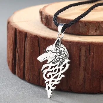 CHENGXUN Viking Wolf С кельтским узлом, Старинное религиозное ожерелье с подвеской, Мужская мода, панк, крутые мальчики, Колье