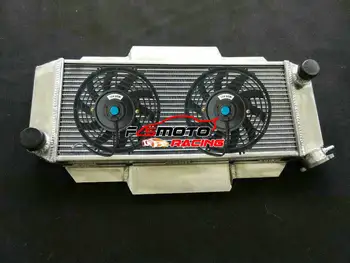 Алюминиевый Радиатор + Вентиляторы для Ford Fiesta I MK1 1.3L/1.6L XR2 MT 1976-1983 1977 1978 1979 1980 1981 1982