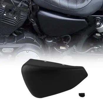 Левая крышка батарейного отсека мотоцикла для Harley Sportster XL883 XL1200 XL 883 XL 1200 Iron 2014-2019 2018 Матовый черный
