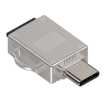 Устройство чтения мобильных карт Type-C USB3.0 для высокоскоростного чтения карт памяти TF, адаптер для чтения карт OTG, Портативный устройство чтения карт