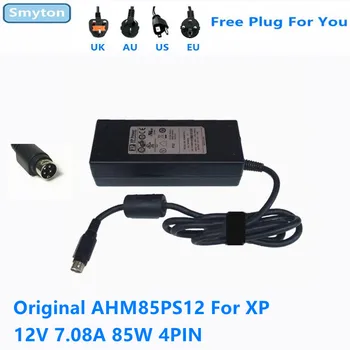 Оригинальный адаптер переменного тока зарядное устройство для XP 12V 7.08A 85W 4PIN блок питания AHM85PS12