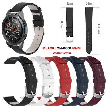 20 Мм 22 Мм Высококачественный Кожаный Ремешок Для Смарт-часов Samsung Galaxy Watch S4 SM-R810 42 ММ SM-R800 46 мм