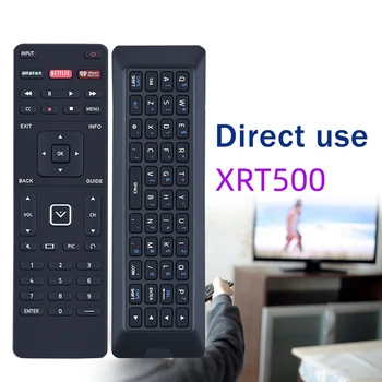 Пульт дистанционного управления с двусторонней кнопкой XRT500 Подходит для пульта дистанционного управления VIZIO TV, сменный пульт дистанционного управления XRT500