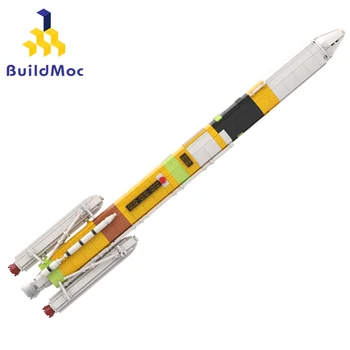 MOC 1:110 Масштаб H-IIA Super Collection Rocket Building Block Set Японская Ракета-Носитель Кирпичная Игрушка Для Детей Подарок Малышу