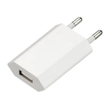 4-е четвертое поколение 4-го поколения high foot flat White full 1A OEM EU US AC Plug USB Power Home Wall Charger Адаптер для iphone 100 шт./лот