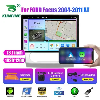 13,1-дюймовый Автомобильный Радиоприемник Для FORD Focus 2004 2005 2006-11 Автомобильный DVD GPS Навигация Стерео Carplay 2 Din Центральный Мультимедийный Android Auto