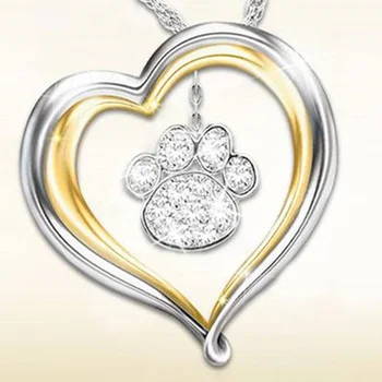 Роскошное женское милое ожерелье с подвеской в виде сердца влюбленного, золотые, серебряные цепочки, Очаровательные свадебные ожерелья с белым цирконием для женщин