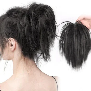 Парик Mariko Head Наращивание волос в виде пучка, женский Беспорядочный Пушистый Бутон, Эластичный шиньон, накладные волосы для женщин, кольцо для волос