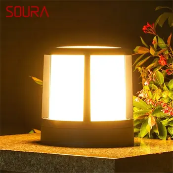 Современный светодиодный светильник SOURA Outdoor, водонепроницаемый, IP65, настенный светильник для дома и сада