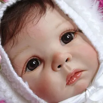 NPK 21-дюймовая кукла-Реборн Комплект незаконченных кукольных деталей Daphne by Elly Knoops love face big eyes baby