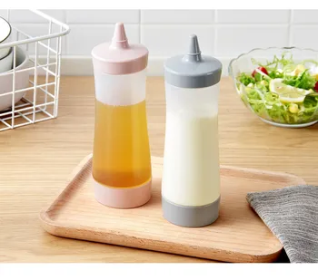 Пластиковый Дозатор приправ для салата, Кетчупа, Оливкового масла, бутылка с Заостренным Носиком, Кухонные Принадлежности для приготовления пищи