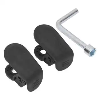 Крючки для переднего багажника, крышки из АБС-пластика для тяжелых условий эксплуатации, черные для автомобиля