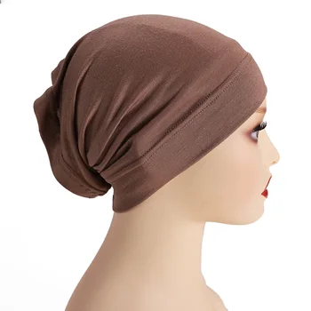 Мягкая эластичная атласная шляпка-бини с модной подкладкой для сна, бамбуковые головные уборы, шапочка медсестры из вьющихся натуральных волос для женщин