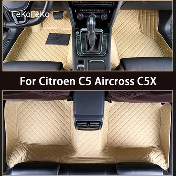 Автомобильные Коврики FeKoFeKo на заказ для Citroen C5 Aircross C5X Аксессуары для ног Coche Ковры