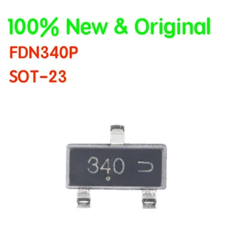100 шт./лот FDN340P, FDN335N, FDN338P Микросхема на полевых транзисторах SOT-23 MOS 100% новая и оригинальная