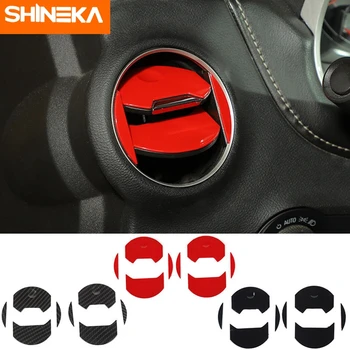 Декоративная крышка для вентиляционного отверстия кондиционера SHINEKA для Chevrolet Camaro 2010-2015 Аксессуары из АБС-пластика из углеродного волокна