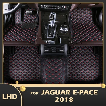 Автомобильные коврики для Jaguar E-PACE 2018, Изготовленные на заказ Автоматические подставки для ног, автомобильные Ковровые покрытия, Аксессуары для интерьера