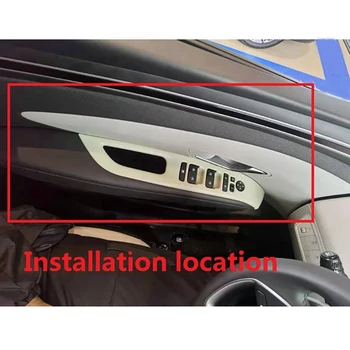 Автомобильный подлокотник, крышка панели переключателя стеклоподъемника, накладка переключателя окна для Hyundai Tucson NX4 2021 2022, Комплекты запчастей