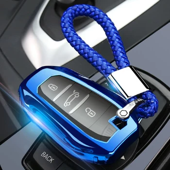 Чехол для ключей автомобиля Мягкий TPU Smart Remote Key cover shell для Peugeot 208 308 508 для Citroen C4 Picasso DS3 DS4 DS5 DS6