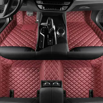 Роскошный автомобильный коврик на заказ для VW Golf 8 2021 ~ 2022 (гарантия 3 года) Аксессуары для салона Запасные части Прямая поставка