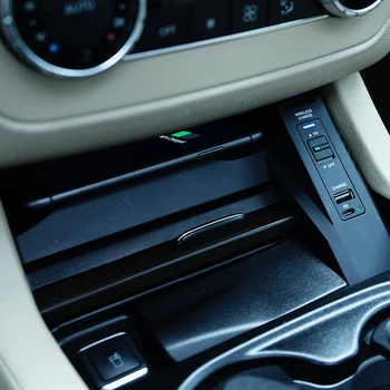 Автомобильное беспроводное зарядное устройство мощностью 15 Вт, быстрое зарядное устройство для телефона, панель зарядного устройства для Mercedes Benz GLE W166 C292 GLS X166 GL ML 2013-2019