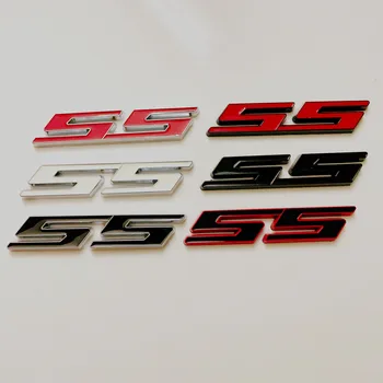 20шт 3D Металлический Значок Эмблема Красный Логотип SS Наклейка Автомобильные Наклейки для Cruze Aveo Silverado MALIBU CAPTIVA Camaro Стайлинг Автомобиля