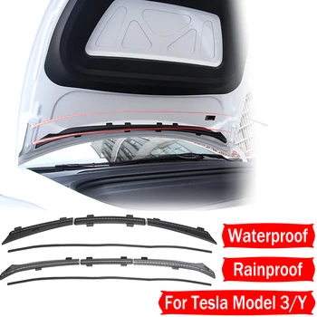Для Tesla Model 3 Y Переднее шасси, Водонепроницаемая Непромокаемая крышка, Водоотталкивающая прокладка, Защитная крышка Воздухозаборника, аксессуары для модификации автомобиля