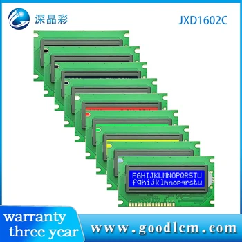 1602C ЖК-дисплей 2x16 ЖК-модуль 16x02 hd44780 привода с несколькими режимами Доступны цвета питания 5,0 В или 3,3 В STN Blue