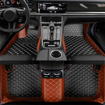 Автомобильные коврики из искусственной кожи на заказ для Audi Q5 2009-2018 годов выпуска, детали интерьера, автомобильные аксессуары