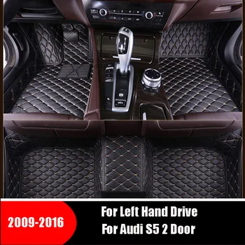 Для Audi S5 2 Двери 2016 2015 2014 2013 2012 2011 2010 2009 Автомобильные коврики, ковровые покрытия для пола, водонепроницаемые аксессуары