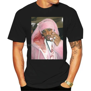 Винтажная футболка Cam'Ron Camron Pink Fur Dipset, Базовые модели, футболки, Мужские хлопчатобумажные футболки, топы, уличная одежда в стиле Аниме Харадзюку